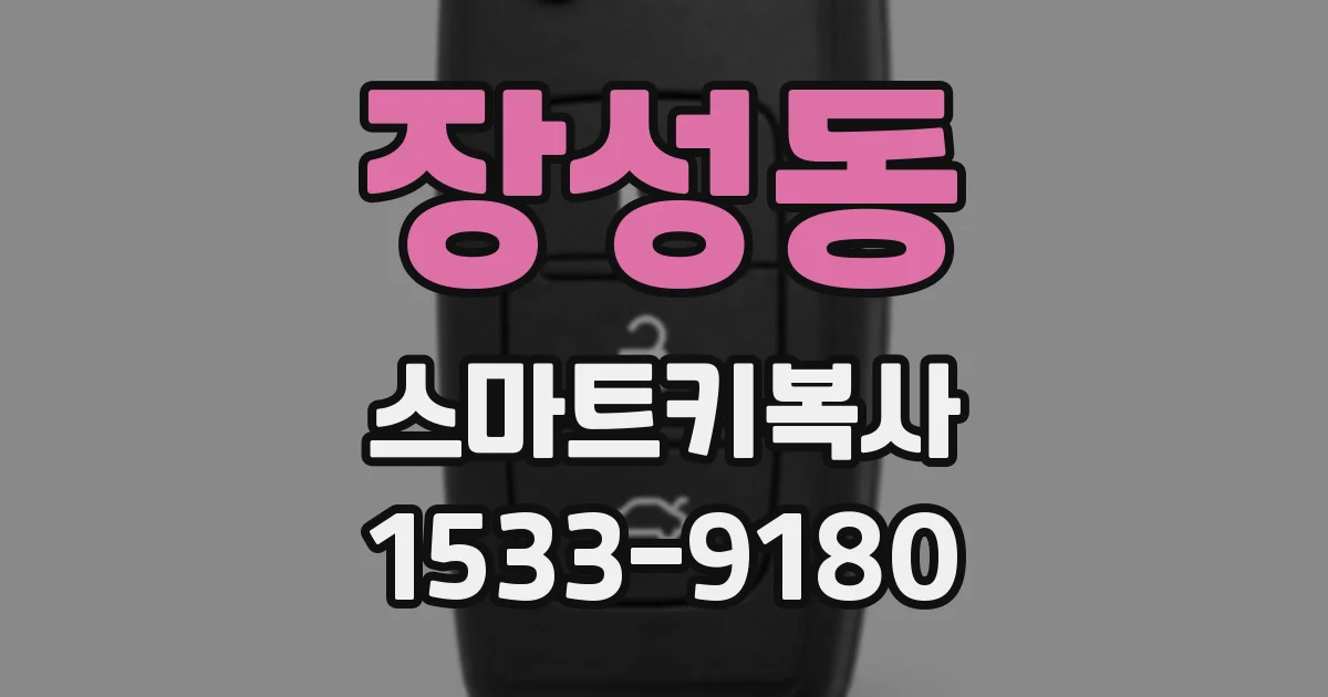 장성동 스마트키복사
