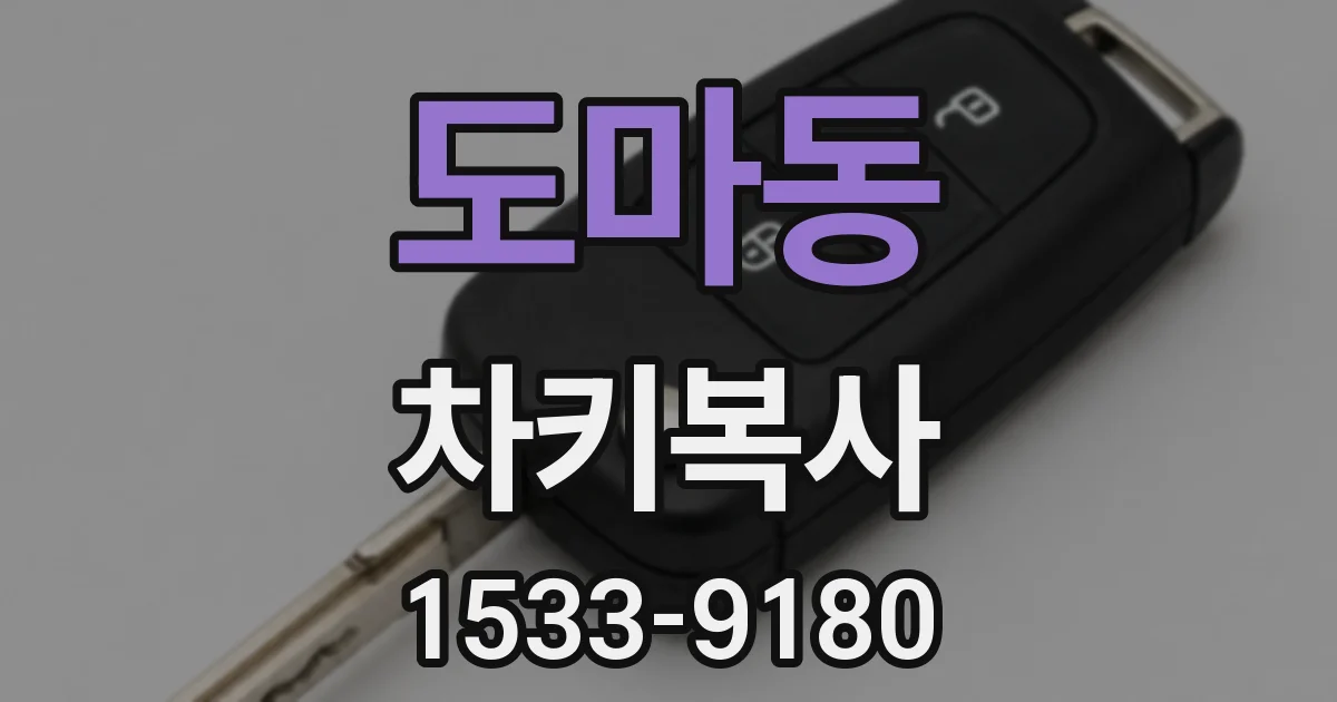 도마동 차키복사