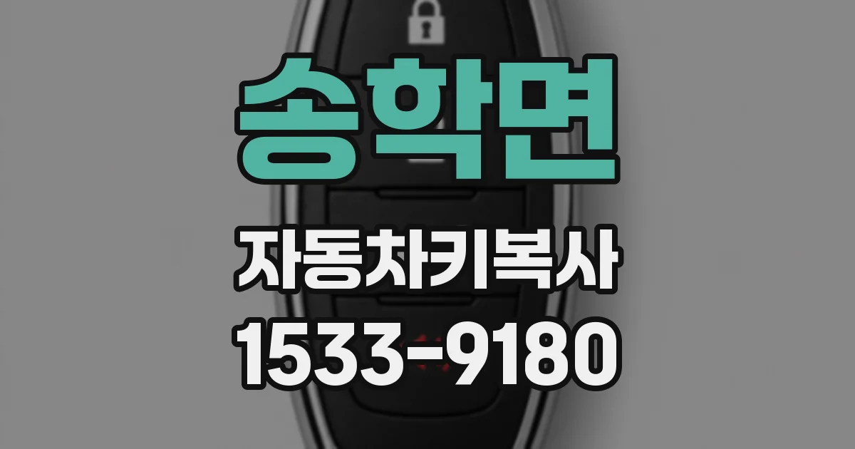송학면 자동차키복사