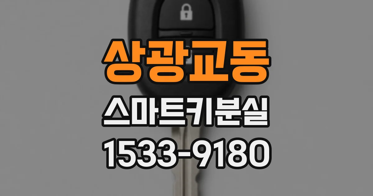 상광교동 스마트키분실