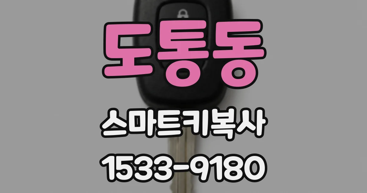 도통동 스마트키복사