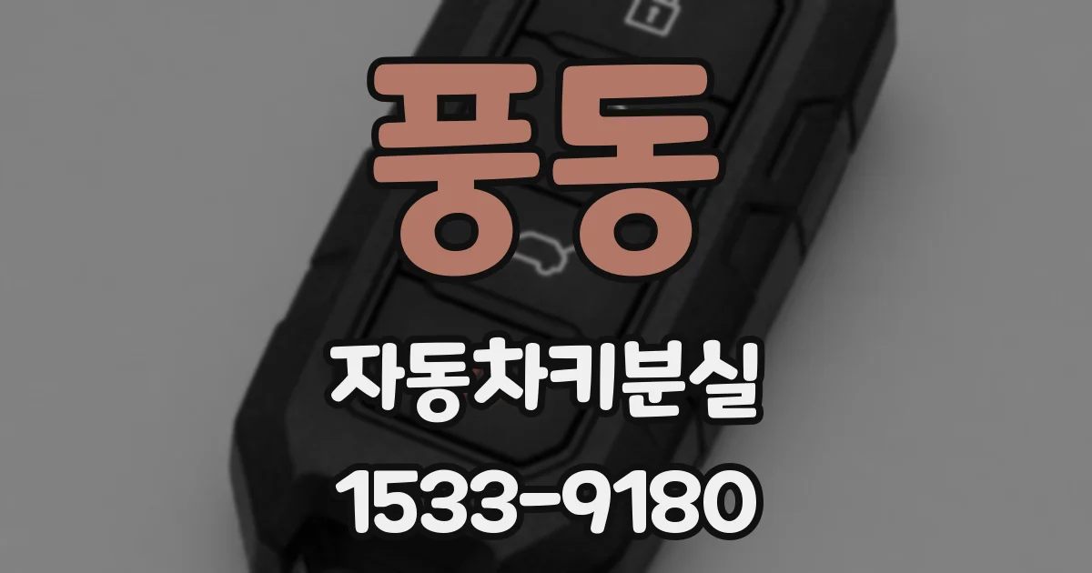 풍동 자동차키분실