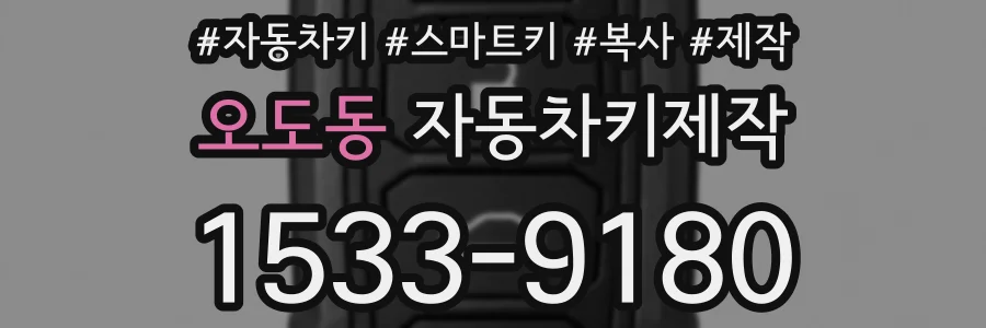 오도동 자동차키제작