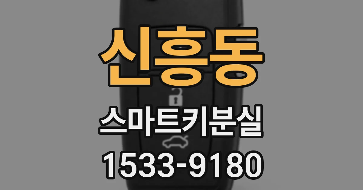 신흥동 스마트키분실