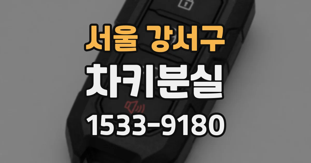 서울 강서구 차키분실