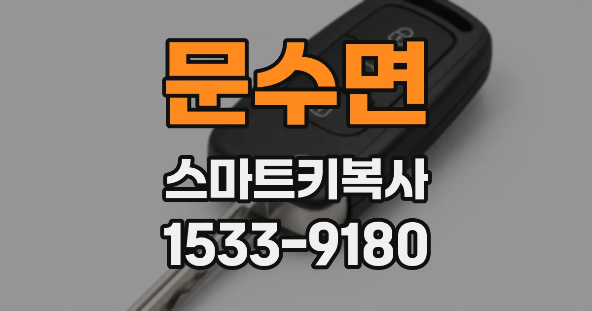 문수면 스마트키복사