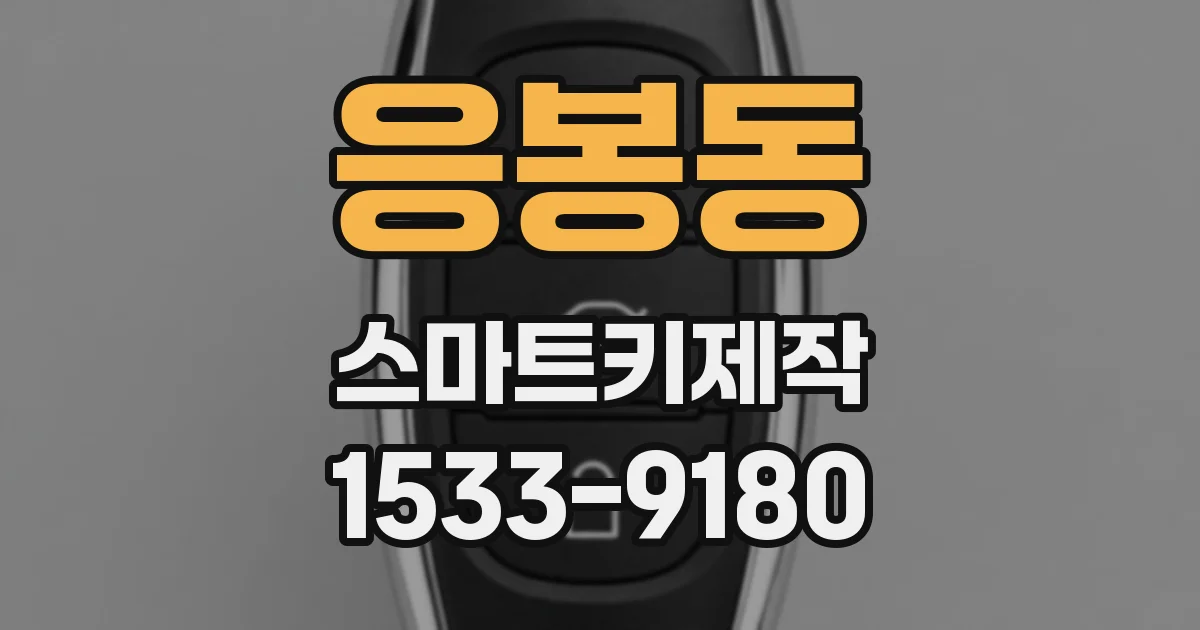 응봉동 스마트키제작