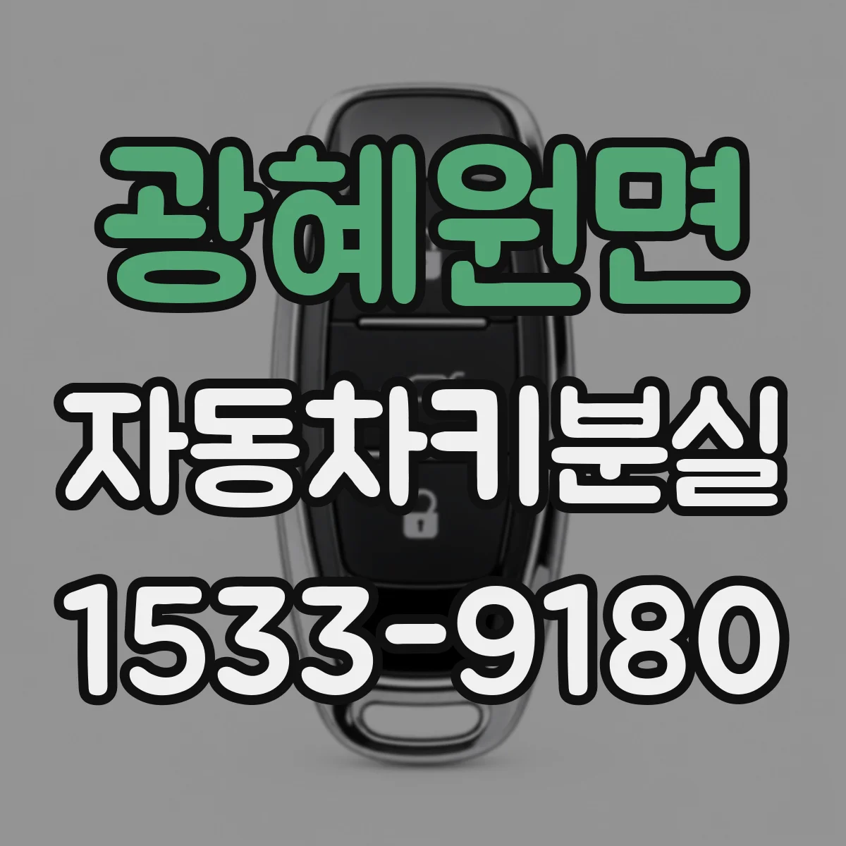 광혜원면 자동차키분실