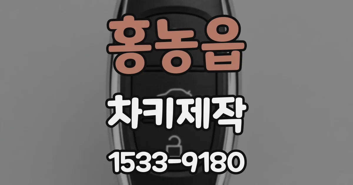 홍농읍 차키제작