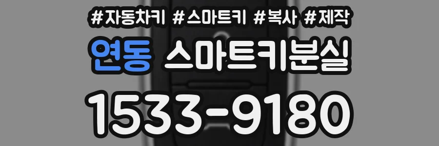 연동 스마트키분실
