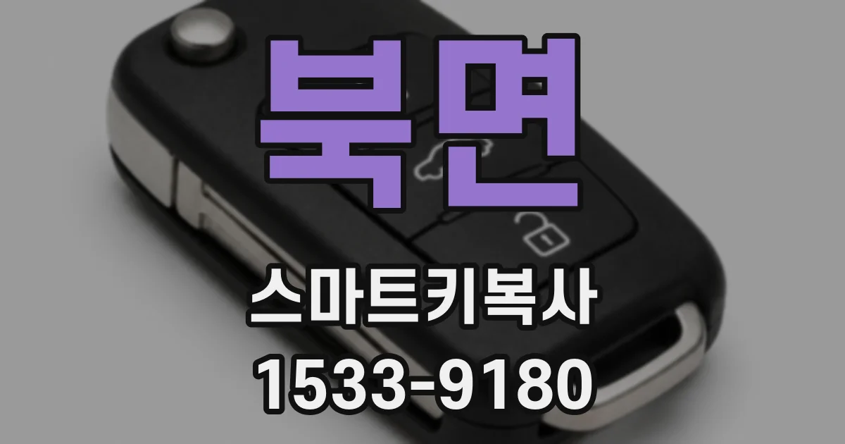 북면 스마트키복사