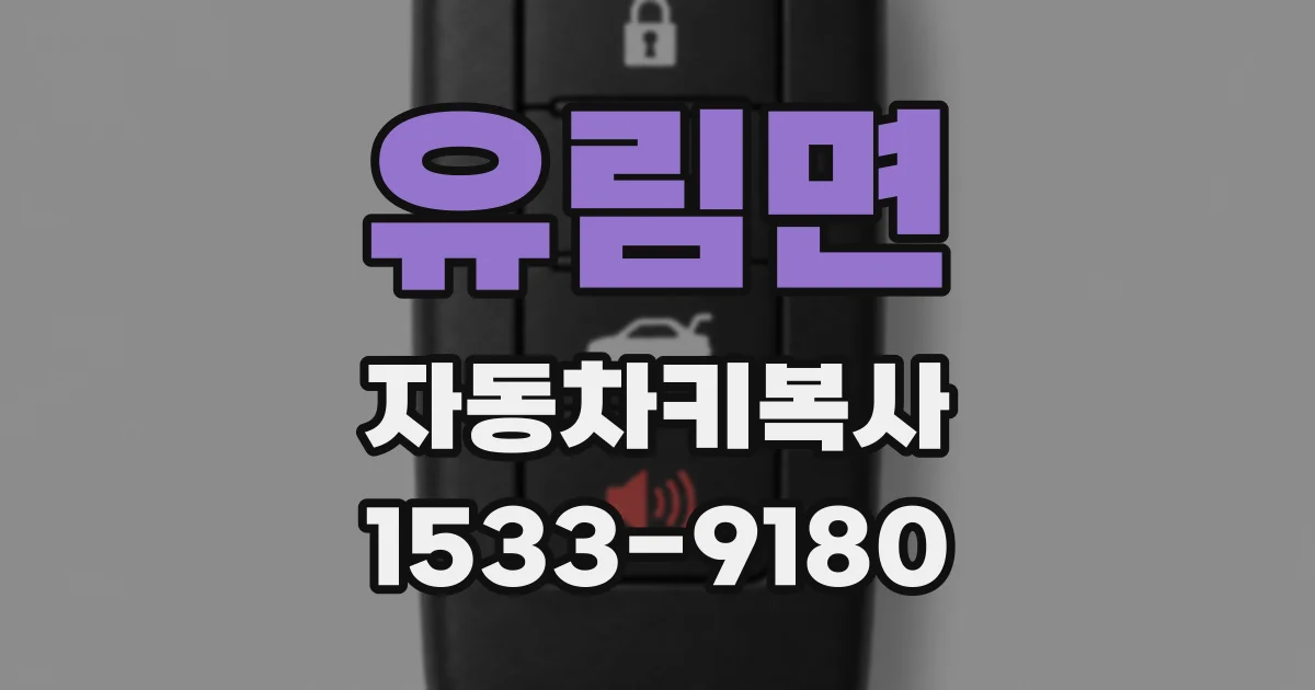 유림면 자동차키복사