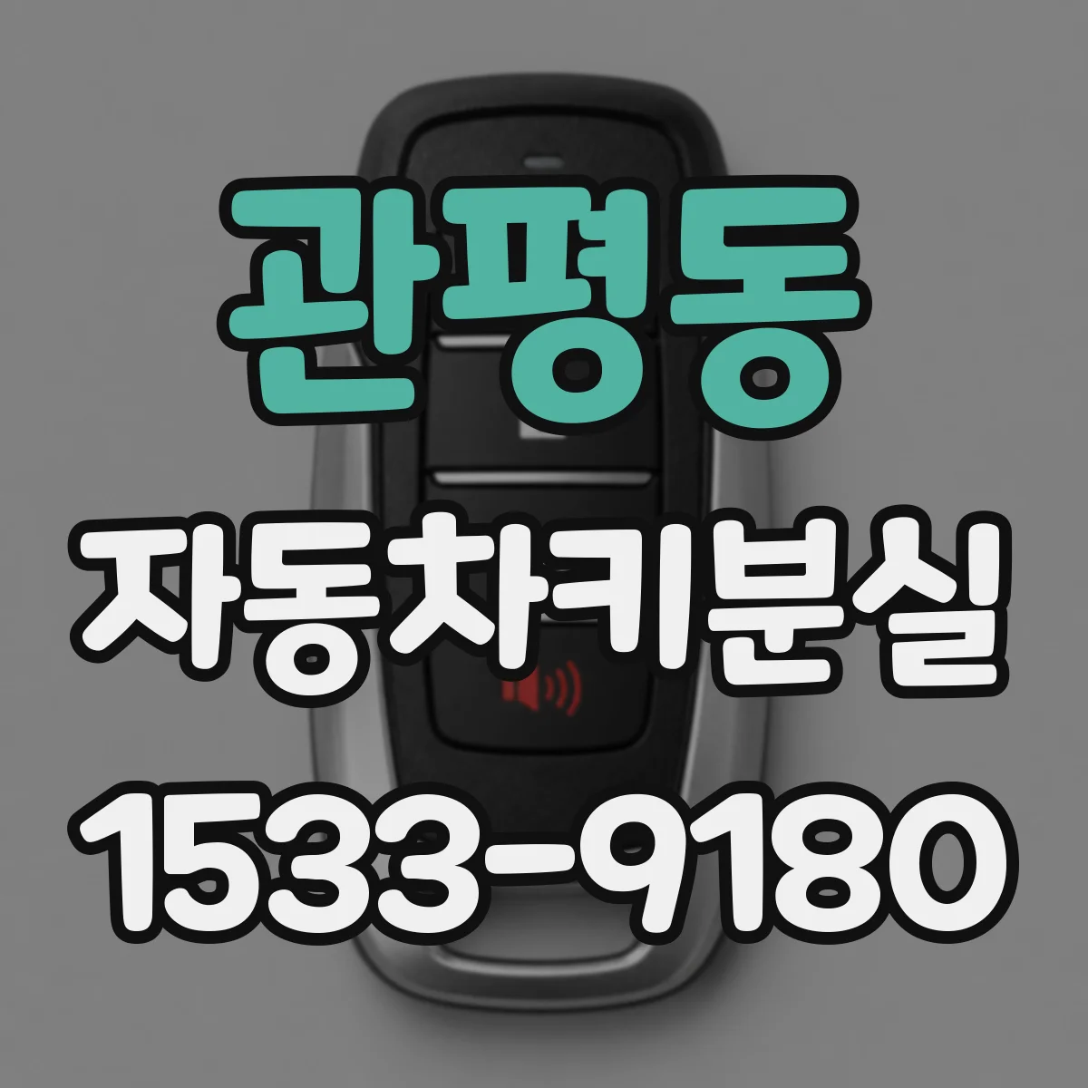 관평동 자동차키분실