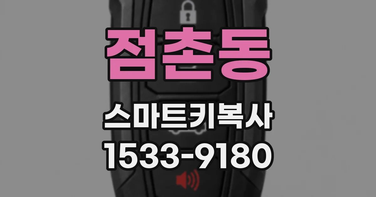 점촌동 스마트키복사