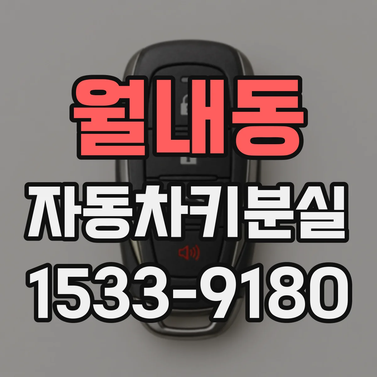 월내동 자동차키분실