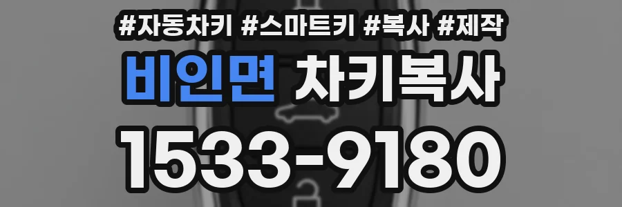 비인면 차키복사