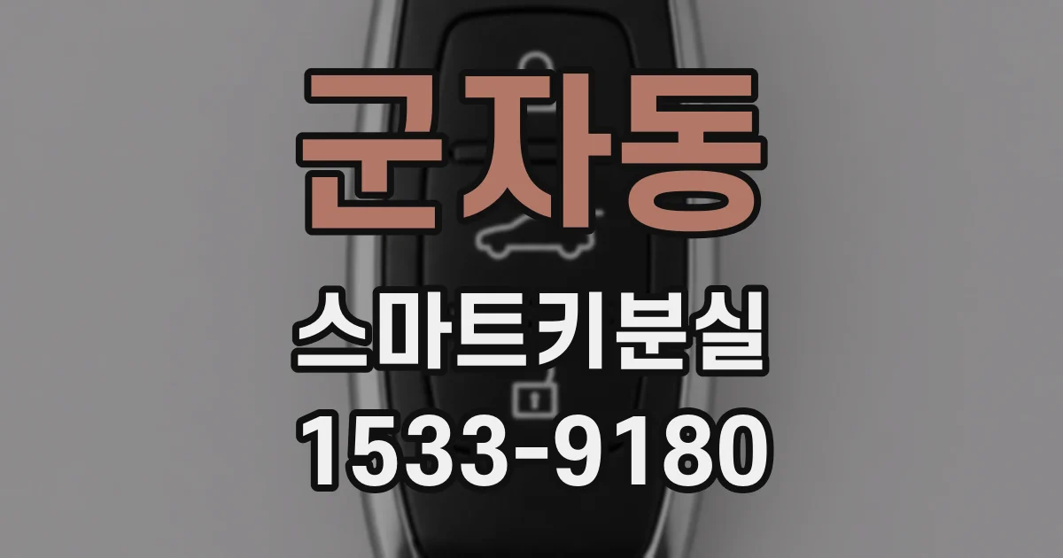 군자동 스마트키분실