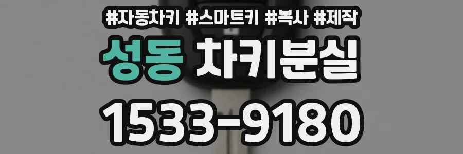성동 차키분실