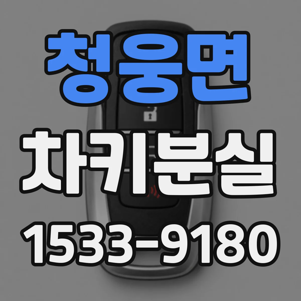 청웅면 차키분실