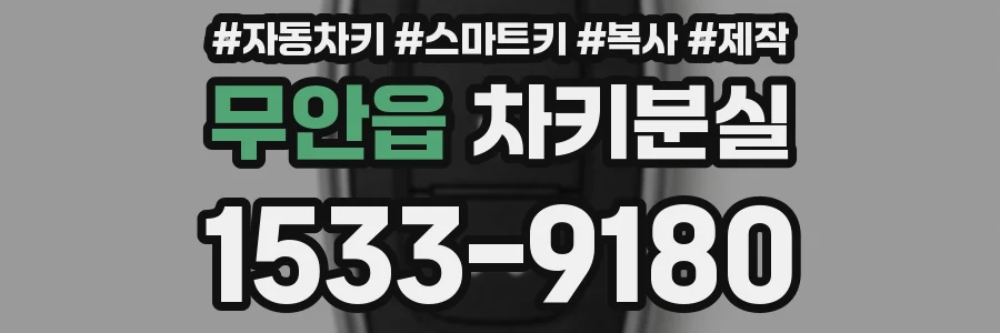 무안읍 차키분실