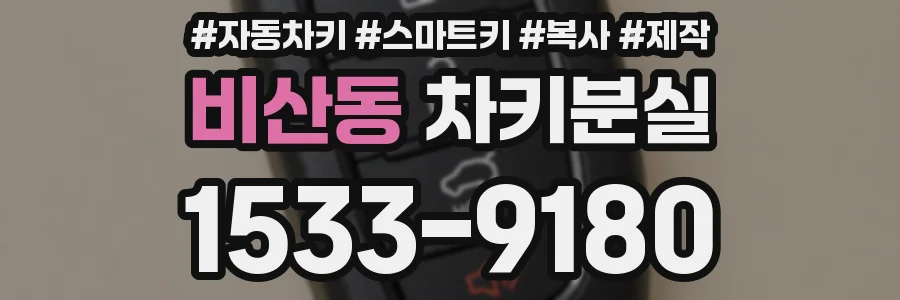 비산동 차키분실
