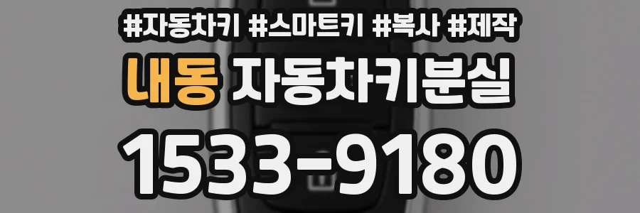 내동 자동차키분실