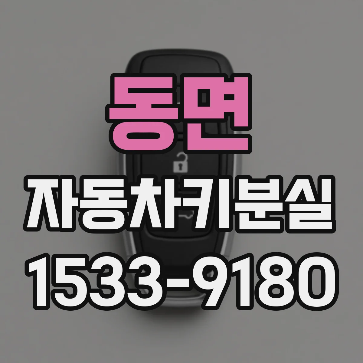 동면 자동차키분실