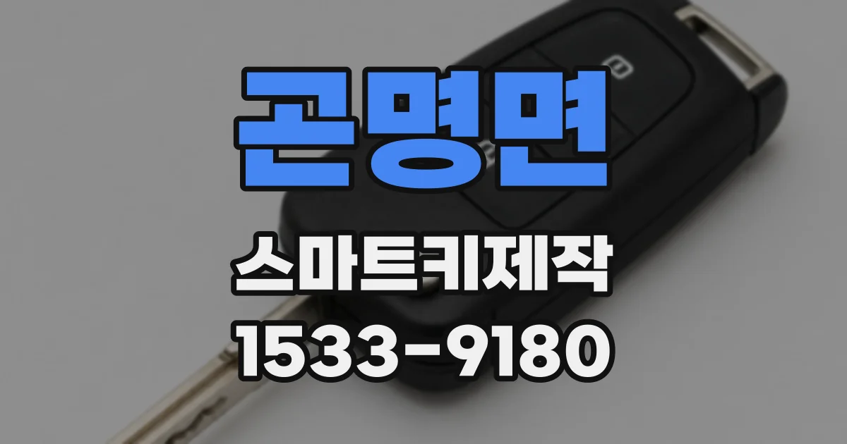곤명면 스마트키제작