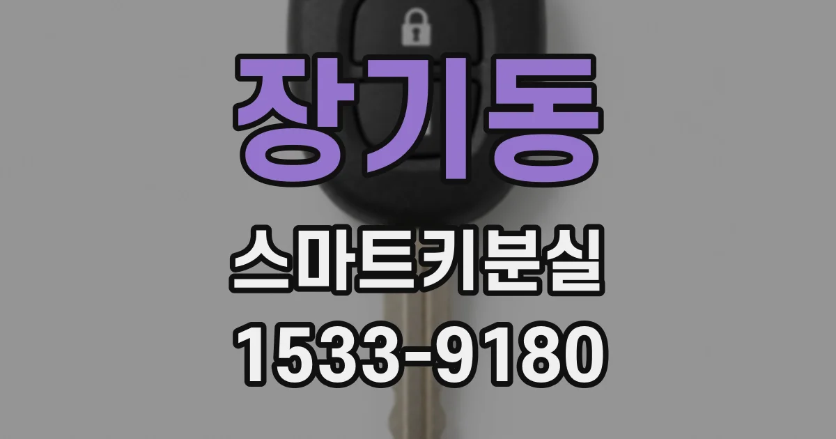 장기동 스마트키분실