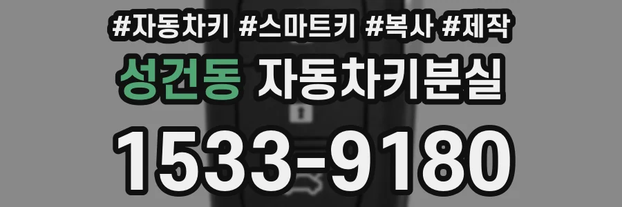 성건동 자동차키분실