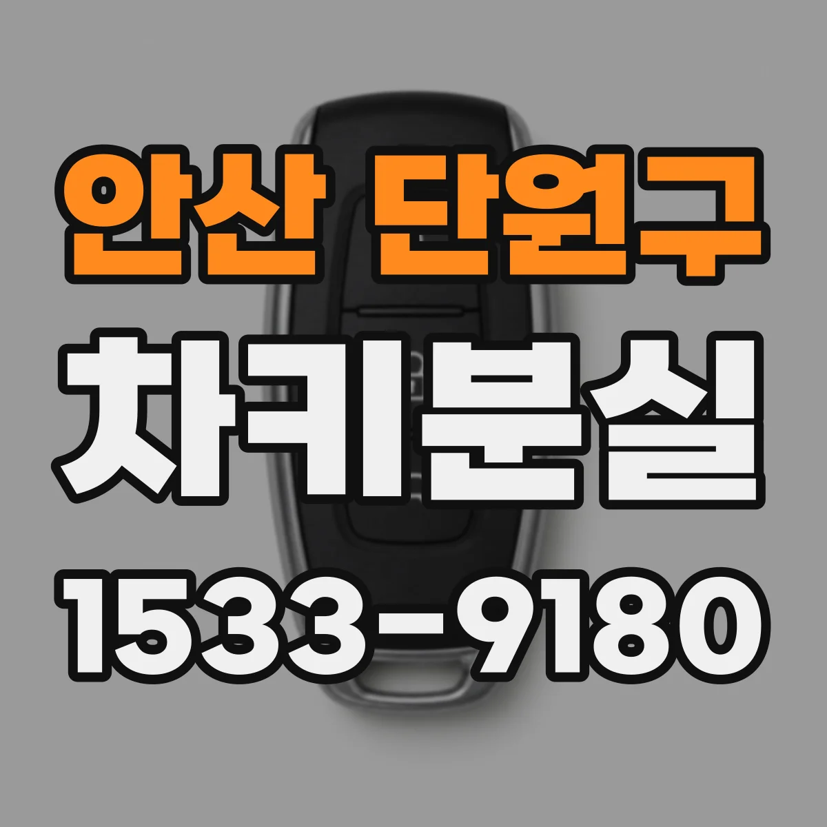 안산 단원구 차키분실