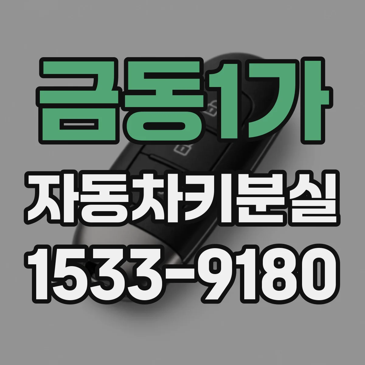 금동1가 자동차키분실