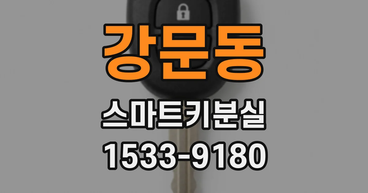 강문동 스마트키분실