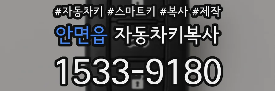안면읍 자동차키복사