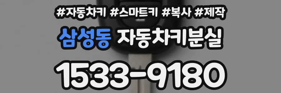 삼성동 자동차키분실
