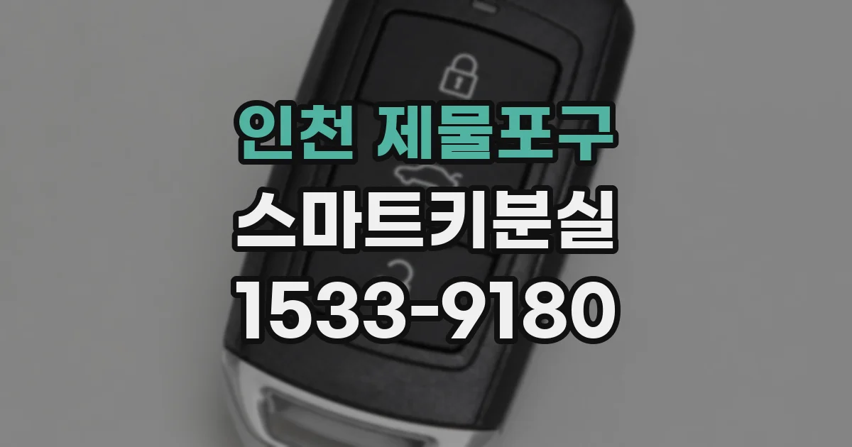인천 제물포구 스마트키분실