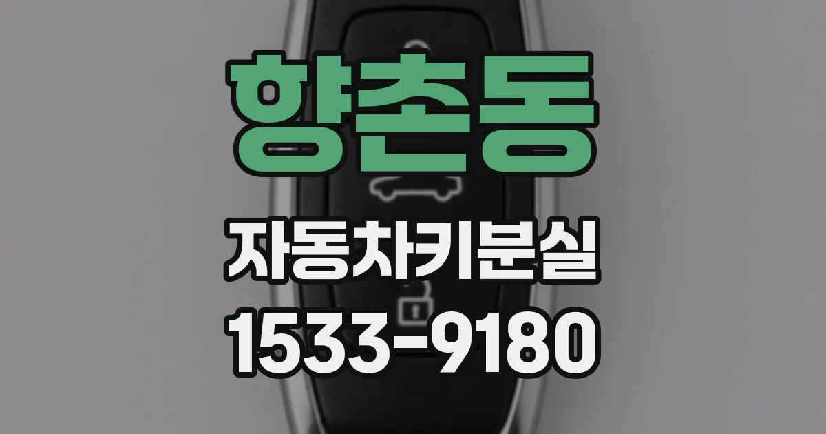 향촌동 자동차키분실