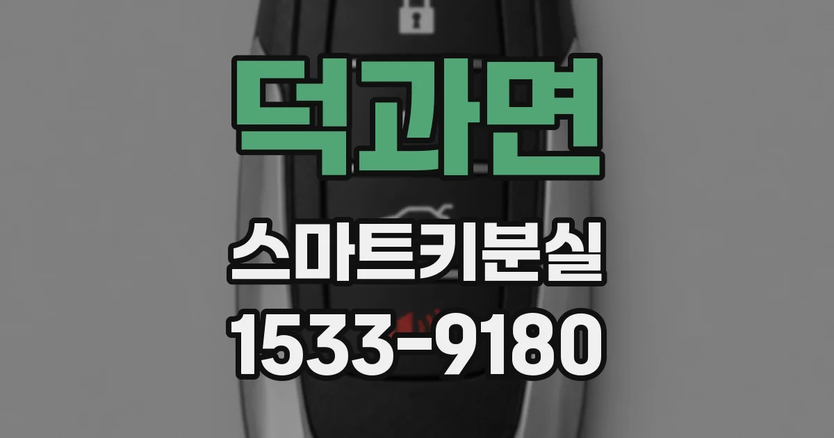 덕과면 스마트키분실