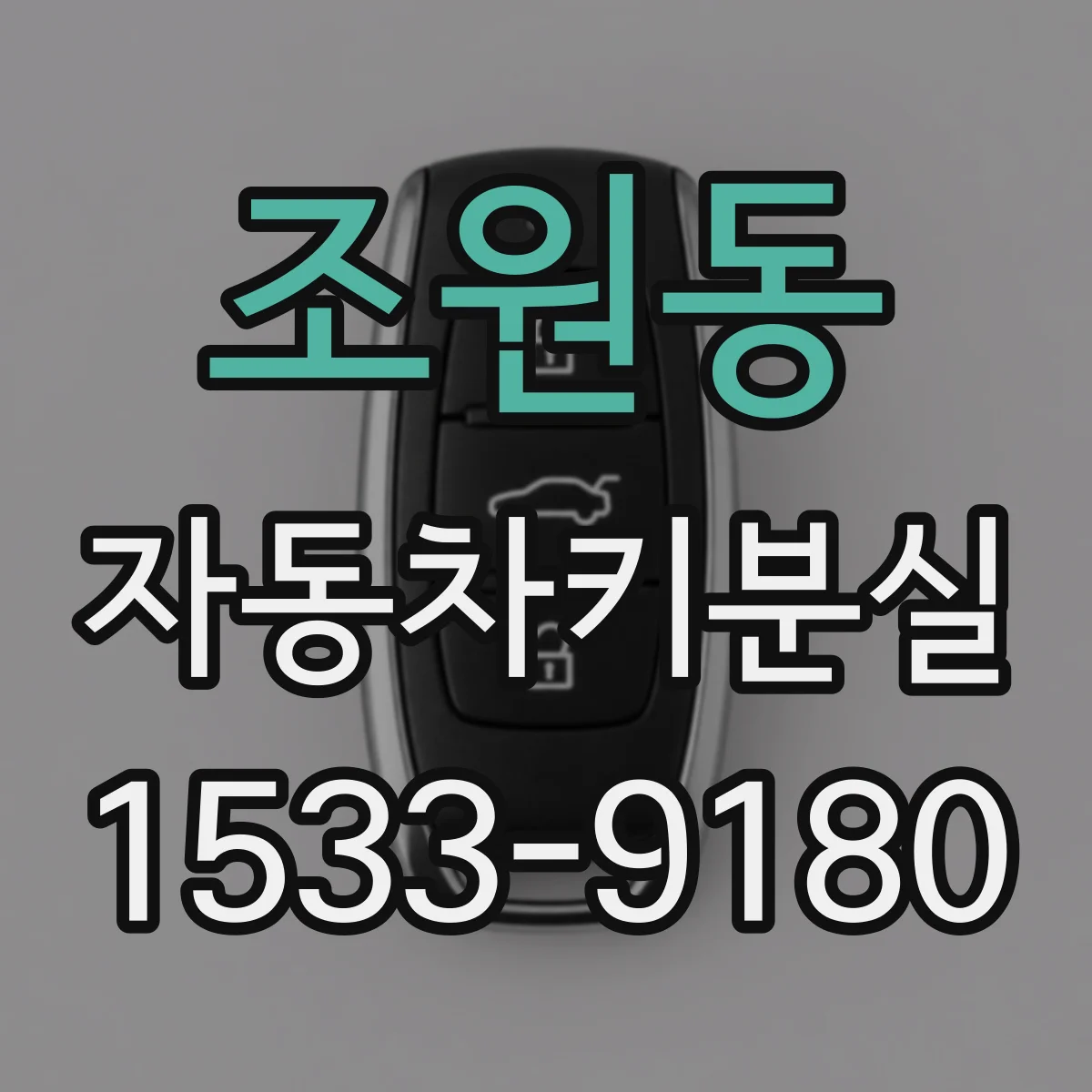 조원동 자동차키분실
