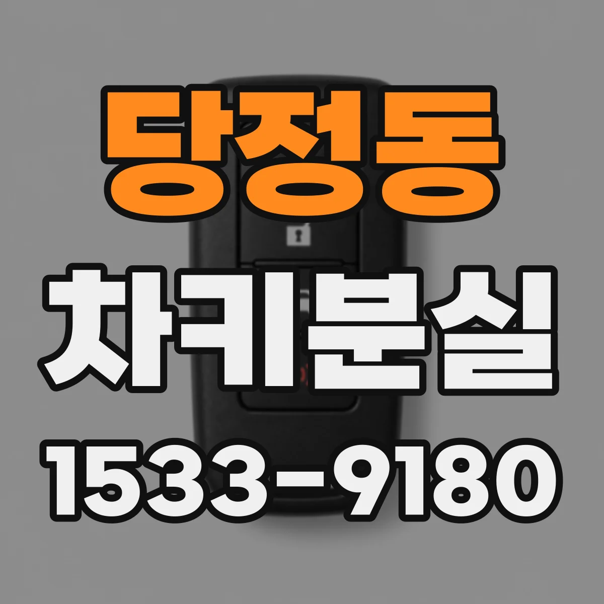 당정동 차키분실
