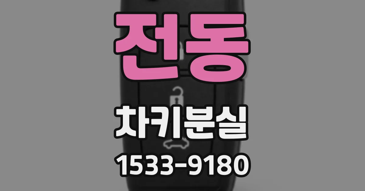 전동 차키분실