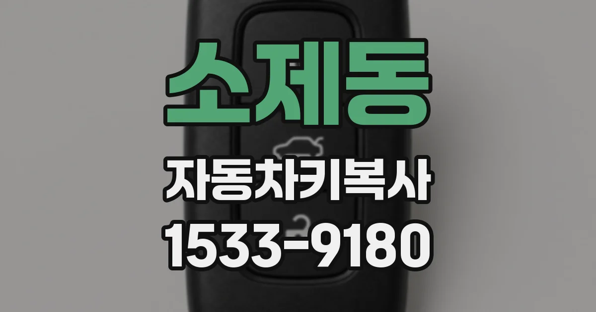 소제동 자동차키복사