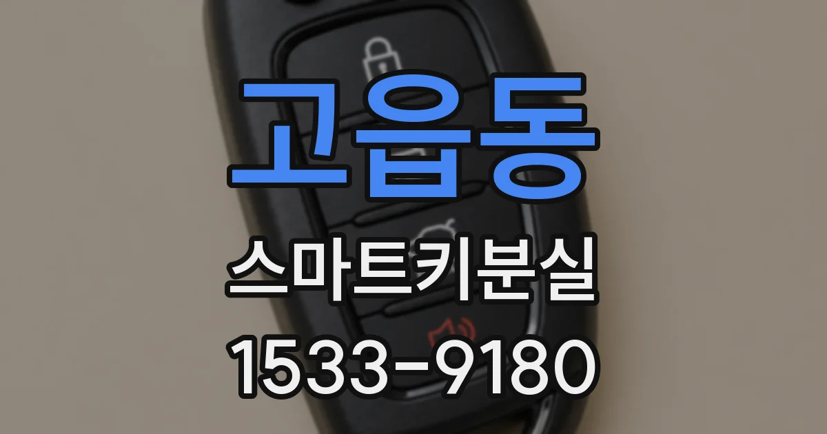 고읍동 스마트키분실