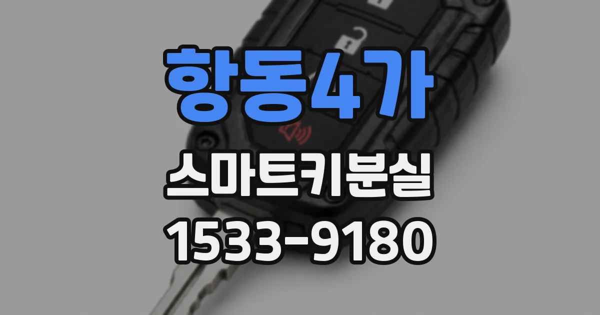 항동4가 스마트키분실