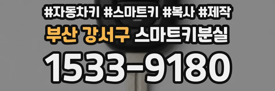 부산 강서구 스마트키분실