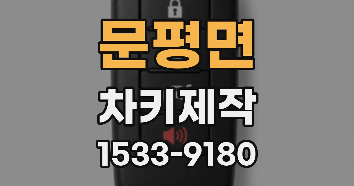 문평면 차키제작