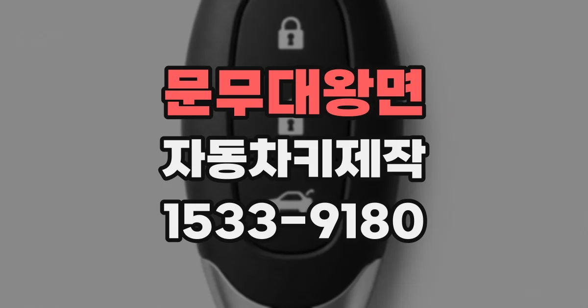 문무대왕면 자동차키제작