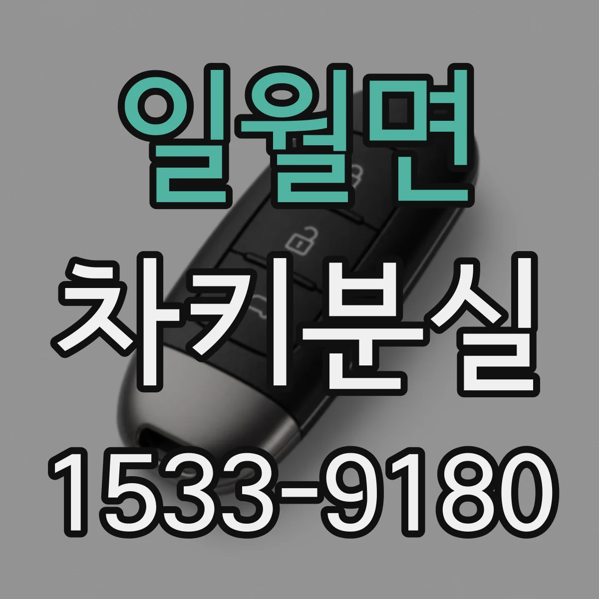 일월면 차키분실
