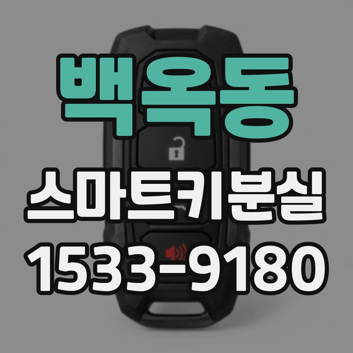 백옥동 스마트키분실