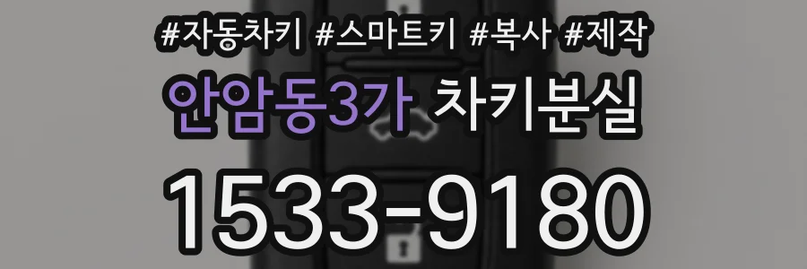 안암동3가 차키분실